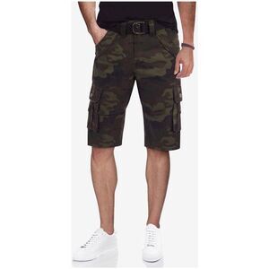 XRAY Mens Belted Double Pocket Casual Cargo Shorts, MP